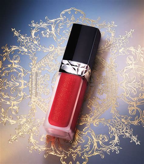 dior sequin lipstick 999|Limited Edition Rouge Dior Forever Sequin Glittery Liquid Lipstick.